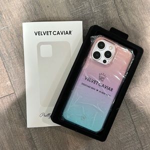 NWT Velvet Caviar iPhone 14 Pro Max Case - Rainbow